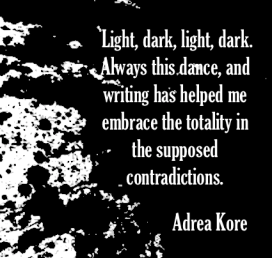 Adrea Kore author quote erotic literature writing craft