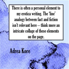 Adrea Kore erotic fiction fantasy quote emmanuelle de maupassant