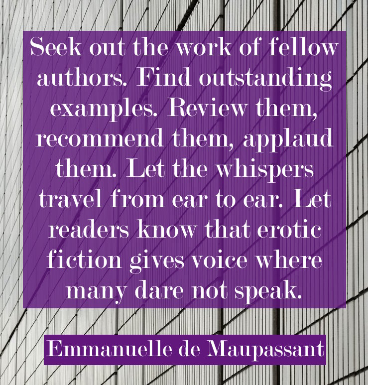 emmanuelle de maupassant erotic fiction author quote