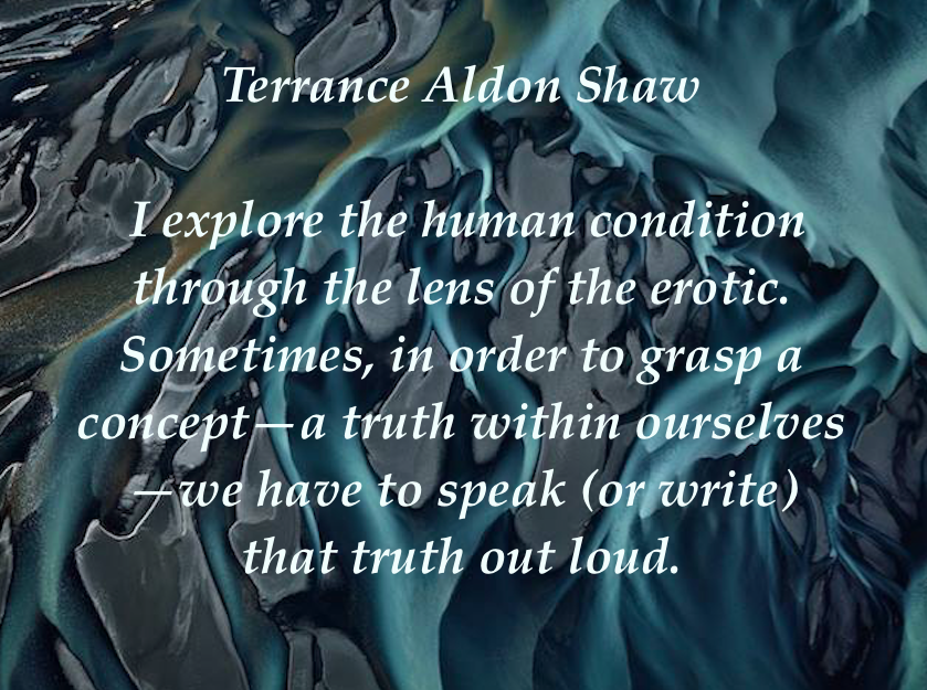 Erotic fiction Terrance Aldon Shaw quote
