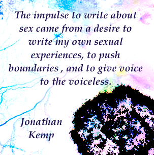 Jonathan Kemp quote male writers of erotic fiction