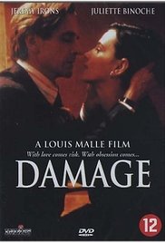 1992 film Damage Jeremy Irons Juliette Binoche Josephine Hart a review of the book Emmanuelle de Maupassant