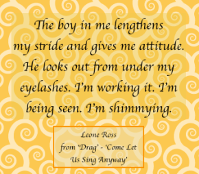 Leone Ross Drag quote