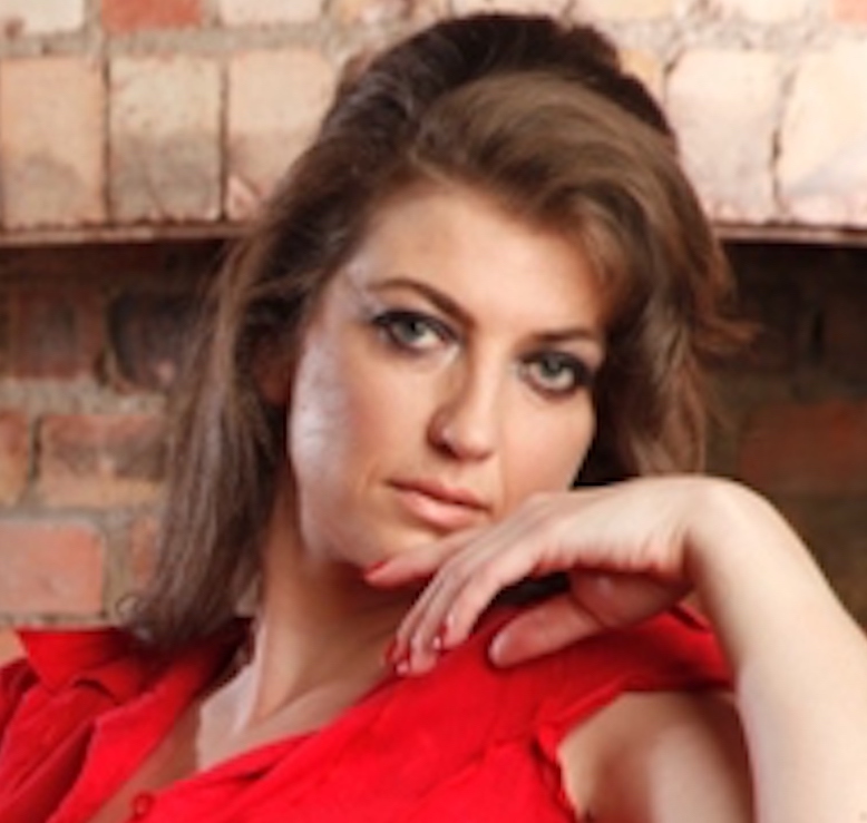 Kay on sofa